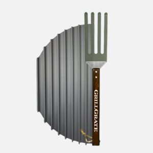 18" No Holes Half-Moon for Kettles, Kamados & Pit Barrel Cookers