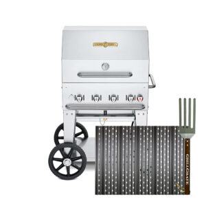 Replacement GrillGrate Set for Crown Verity 30-Inch Mobile (Custom Cut)