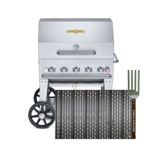 Replacement GrillGrate Set for Crown Verity 36-Inch Mobile (Custom Cut)