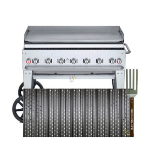 Replacement GrillGrate Set for Crown Verity 48-Inch Mobile (Custom Cut)