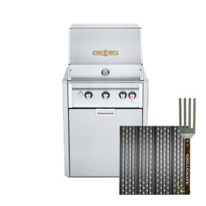 Replacement GrillGrate Set for Crown Verity Infinite Series 24 (Custom Cut)