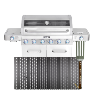 Replacement GrillGrate Set for Monument Grills 77352MB - 6 Burner Clearview Propane Gas Grill