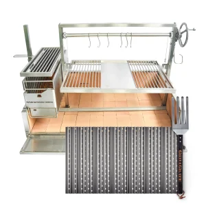 GrillGrate Set for Tagwood BBQ XL Built-In Argentine Santa Maria Wood Fire & Charcoal Grill - BBQ25SS