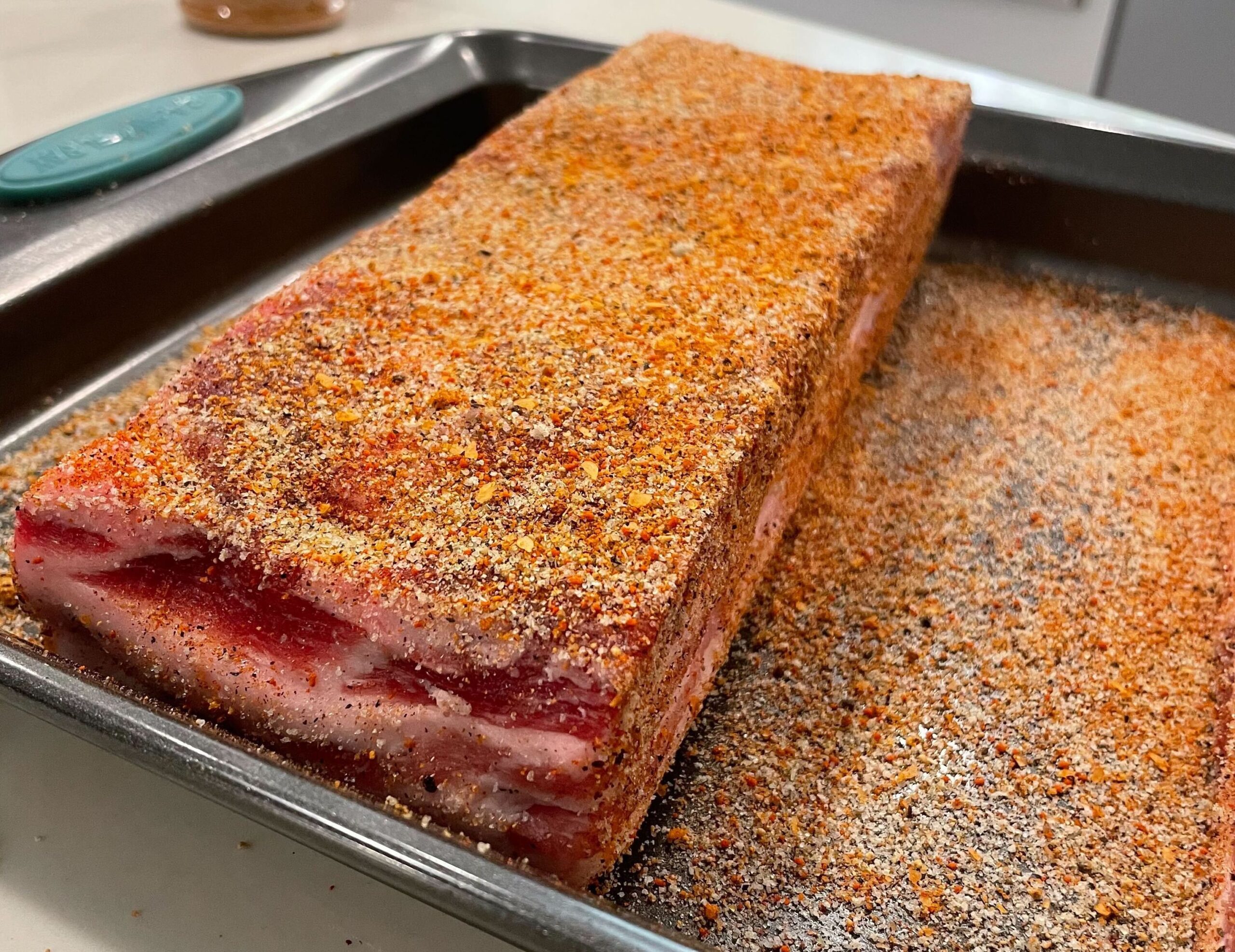Photo of Season your pork belly liberally